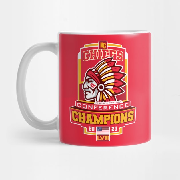 2023 Chiefs AFC Champs by Nagorniak